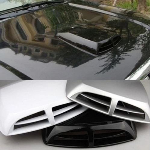 Scoop de capuchon d'admission d'air de style turbo de voiture pour la décoration de voiture (noir) SH04561650-09