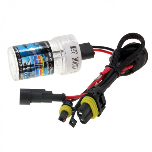 DC12V 35W H1 HID Xenon Light Single Beam Super Vision Lampe frontale étanche, température de couleur: 4300K, paquet de 2 SH06241386-09