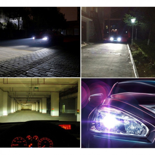 DC12V 35W H1 HID Xenon Light Single Beam Super Vision Lampe frontale étanche, température de couleur: 4300K, paquet de 2 SH06241386-09