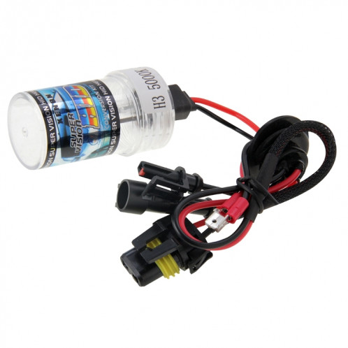 DC12V 35W H3 HID Xenon Light Single Beam Super Vision Lampe frontale étanche, température de couleur: 6000K, lot de 2 SH0627478-09