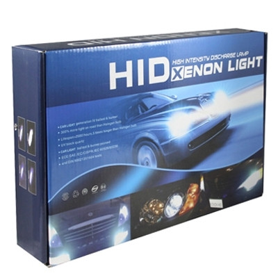 DC12V 35W 9007 / 9004-3 HID Xenon Light Single Beam Super Vision Lampe frontale étanche avec un câble, température de couleur: 6000K, lot de 2 SH0634162-09