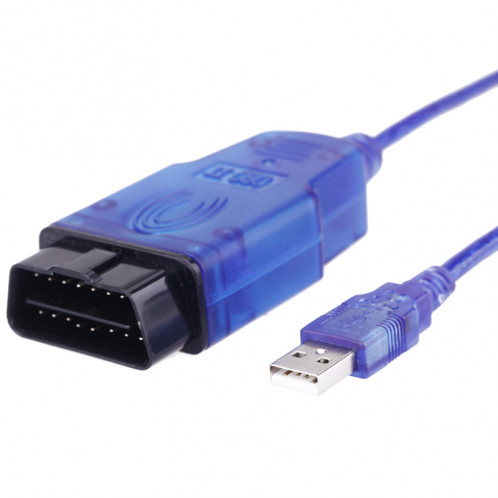 Opel Tech 2 USB OBDII outil de diagnostic de voiture EOBD câble (bleu) SO09131351-06