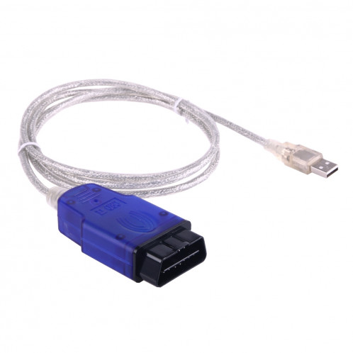 Câble de diagnostic USB 2.0 KKL VAG-COM pour VW / Audi 409.1 (Bleu) SC36BE685-04