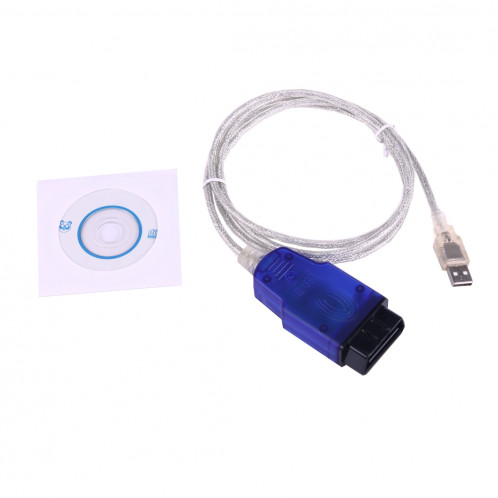 Câble de diagnostic USB 2.0 KKL VAG-COM pour VW / Audi 409.1 (Bleu) SC36BE685-04