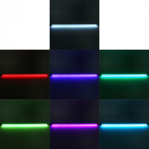 Barre à 48 LEDs Multicouleurs (56cm) avec télécommande infrarouge, 26 pattern BLMATI01-09