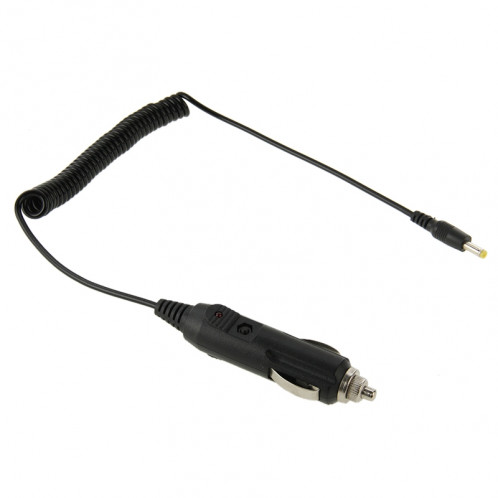 2A voiture 4.0 x 1.7mm chargeur d'alimentation de l'adaptateur d'alimentation de voiture enroulée, longueur: 40-140cm S2153234-05