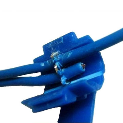 Attache de câble 100 PCS, adaptable au diamètre de la ligne: 0,8-2,0 mm (bleu) SH90421733-04