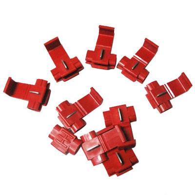 Clip de câble 100 PCS, adapter au diamètre de ligne: 0.3-0.7mm (rouge) S1904R749-04