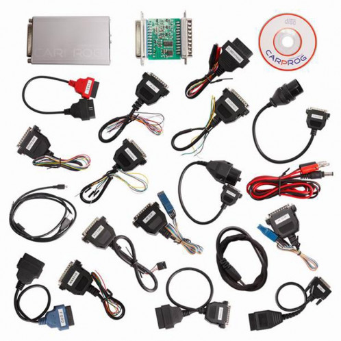 Outil complet de réparation automatique de puce d'ECU de Carprog V9.31 avec 21 adaptateurs pour la voiture radios / odomètres / tableaux de bord / réparation d'immobilisateurs SH2451840-09