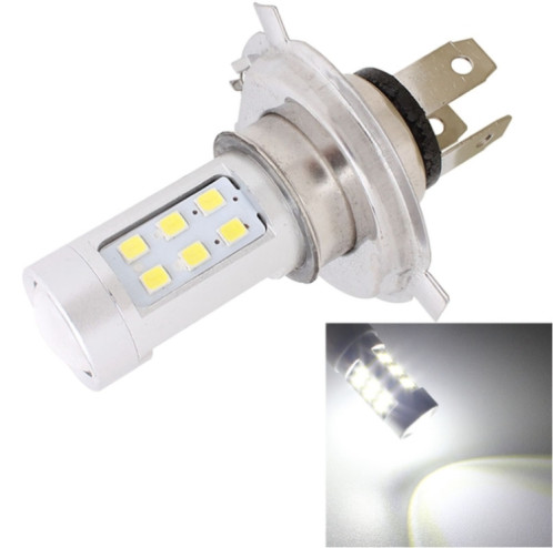 H4 4.2W 630LM lumière blanche 21 LED 2835 SMD ampoule de phare de voiture, courant constant, DC 12-24V SH3714368-08