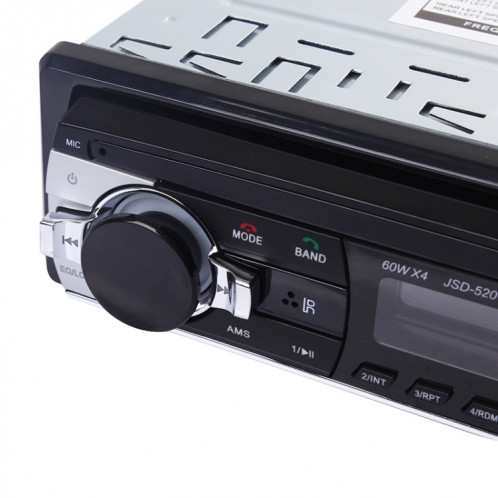 Lecteur MP3 de voiture JSD-520 avec télécommande, support FM, BT, USB / SD / MMC SH3801898-012
