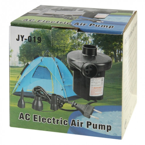 JY-019 50Hz 150W AC pompe à air électrique avec 3 x buses, AC 220V, (prise EU) (noir) SH75031264-013