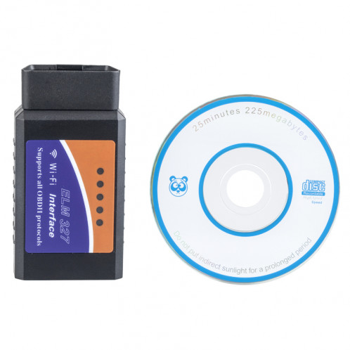 Support portatif de scanner d'interface de diagnostic de voiture de ELM327 OBDII WiFi tous les protocoles d'OBDII SS92281142-06