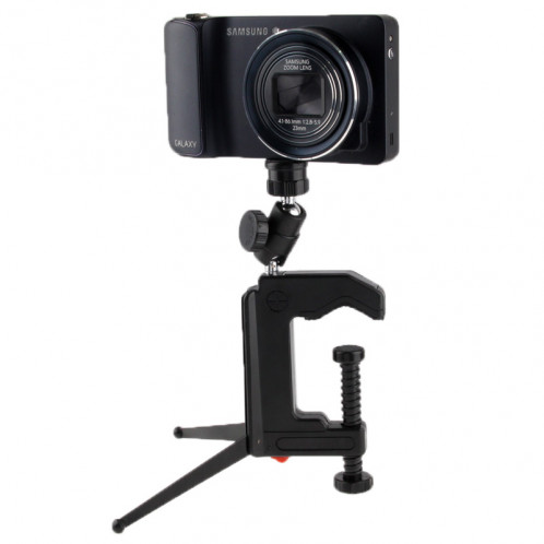 Trépied de pince pliant multifonctions portable pour appareil photo numérique à carte mini (noir) SH0049928-08