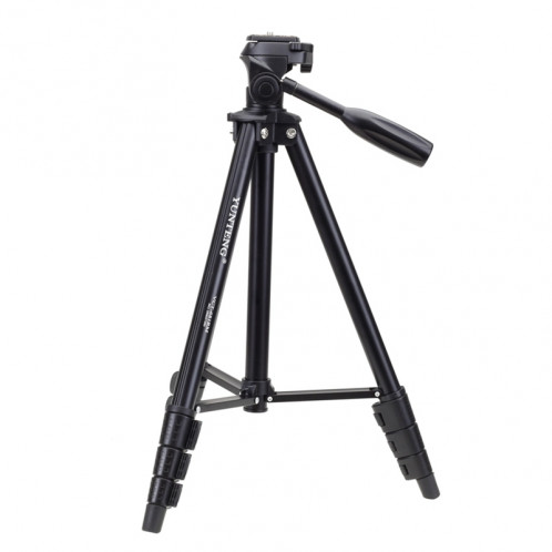 YUNTENG VCT-681 Reflex / Appareils photo numériques de 138 cm, support pour trépied, pattes en aluminium pliables en 4 sections, compatible avec les modèles Canon / Nikon / Panasonic / Pentax / Casio / Sony / Fuji SH0130409-010