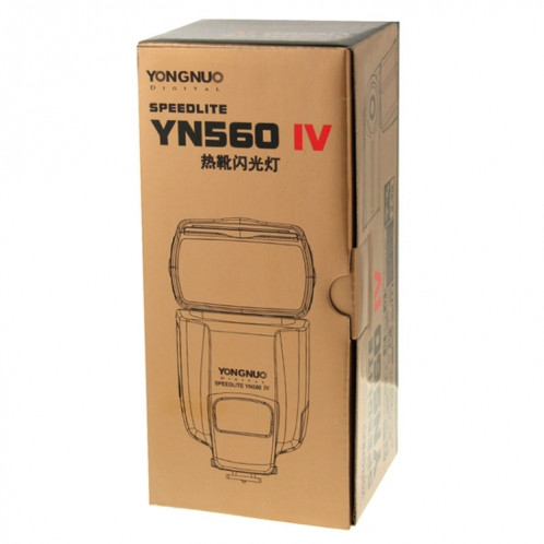Flash Speedlite sans fil YONGNUO YN-560IV pour Nikon Canon Pentax Olympus RF602 SY0366456-012