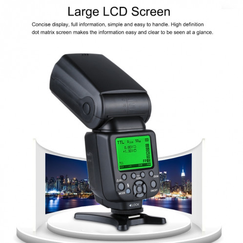 Flash Speedlite Triopo TR-960iii pour appareils photo reflex numériques Canon / Nikon ST0430766-010