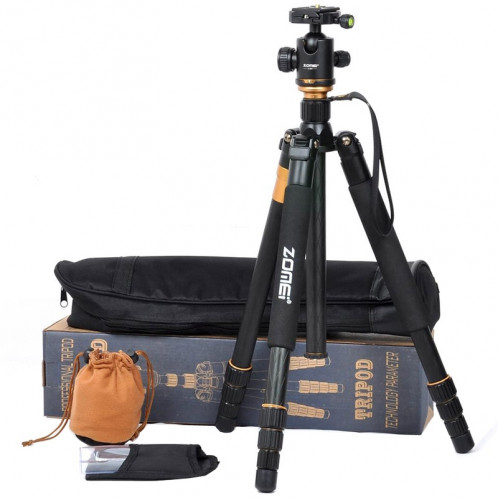 Trépied en alliage de magnésium de voyage professionnel de ZOMEI Z688 Portable professionnel avec la rotule pour appareil photo numérique SZ23031386-011