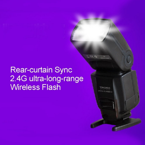YN-560 III Flash Speedlite sans fil Ultra-longue portée avec sabot métallique pour appareil photo reflex numérique Canon / Nikon / Pentax / Olympus (noir) SY0303658-014