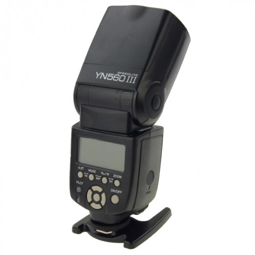 YN-560 III Flash Speedlite sans fil Ultra-longue portée avec sabot métallique pour appareil photo reflex numérique Canon / Nikon / Pentax / Olympus (noir) SY0303658-014