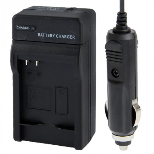 Chargeur de voiture pour appareil photo numérique pour Canon NB-4L / NB-6L / NB-8L (noir) SH001312-06