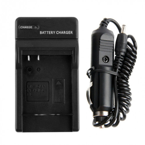 Chargeur de voiture pour appareil photo numérique pour Canon NB-4L / NB-6L / NB-8L (noir) SH001312-06
