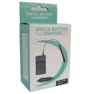 Chargeur de batterie appareil photo numérique pour CANON NB-7L (Noir) SH0110568-07