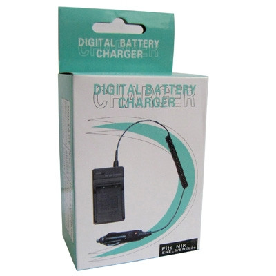 Chargeur de batterie appareil photo numérique pour NIKON ENEL3 / ENEL3e (Noir) SH02021805-07
