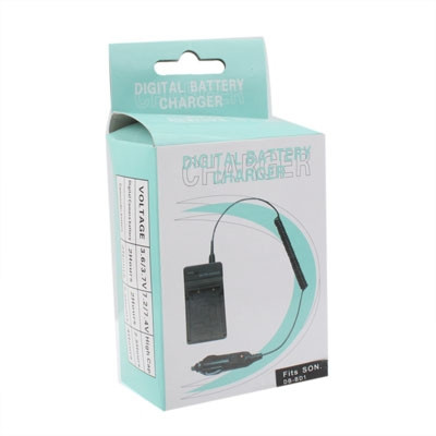 Chargeur de voiture pour appareil photo numérique pour Sony DB-BD1 (noir) SH0312620-07