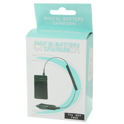 Chargeur de voiture pour appareil photo numérique pour Sony FW50 (noir) SH03161489-08