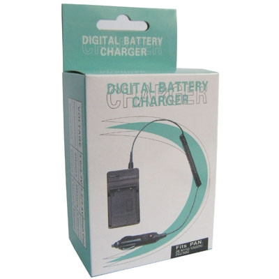 Chargeur de batterie pour appareil photo numérique 2 en 1 pour Panasonic 2E / V11U / 12U22U (Noir) SH0404253-06