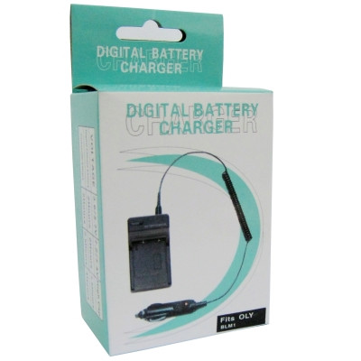 Chargeur de batterie appareil photo numérique pour OLYMPUS BLM1 (Noir) SH0503287-03