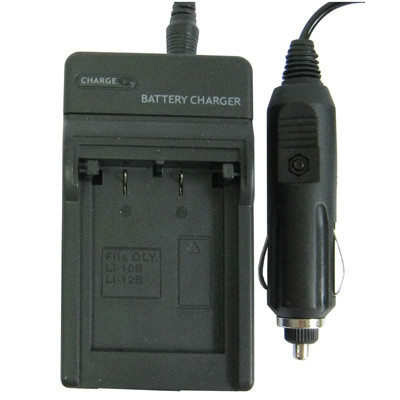 Chargeur de batterie appareil photo numérique pour OLYMPUS Li-10B / Li-12B / DBL10 (Noir) SH0506785-07