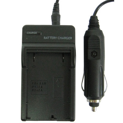 Chargeur de batterie pour appareil photo numérique 2 en 1 pour Samsung P120A, P240A (Noir) SH07131893-07