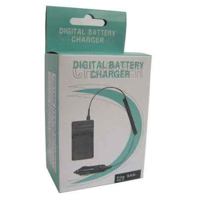 Chargeur de batterie appareil photo numérique pour SANYO DBL20 (Noir) SH11021541-07