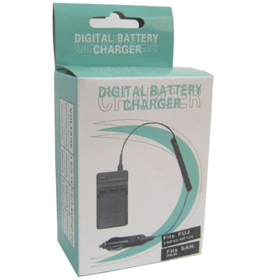 Chargeur de batterie appareil photo numérique pour SANYO DBL50 & FUJI FNP60 / NP120 (Noir) SH11031883-07