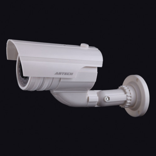 Caméra CCTV de sécurité factice à la recherche réaliste avec LED rouge clignotante SH0107532-07