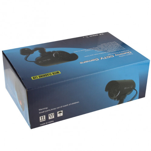 Caméra factice à l'aspect réaliste avec lumière LED clignotante SH01131723-06