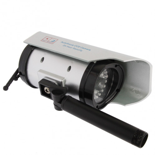 Caméra factice à énergie solaire avec lumière rouge clignotante SH0114177-06
