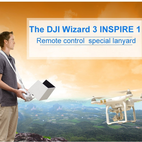 Cordon DJI Special Neck Lanyard pour télécommande Phantom Quadrocopter (Blanc) SD1364680-07