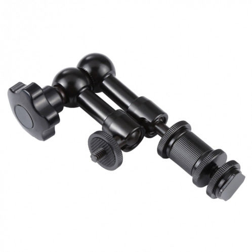 Bras magique articulé de 7 pouces pour lampe de poche d'appareil photo reflex numérique / lumière LED / moniteur LCD (noir) SH15101677-07