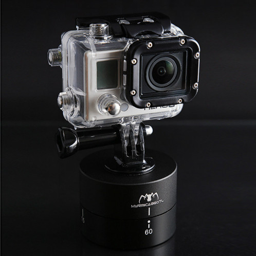 MYRMICA 360TL Montage de la caméra avec rotation automatique et rotation à 360 degrés pour GoPro (Noir) SH4350678-08