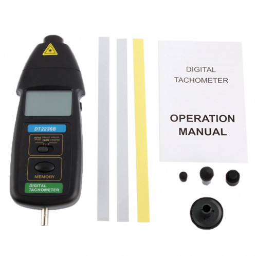 Tachymètre numérique laser à contact et sans contact (DT2236B) SH00231146-08