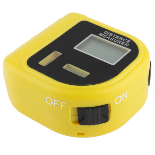 Mesureur de mesure de distance à ultrasons avec pointeur laser, plage: 0,5-18 m (CP-3010) (jaune) SH00301710-08