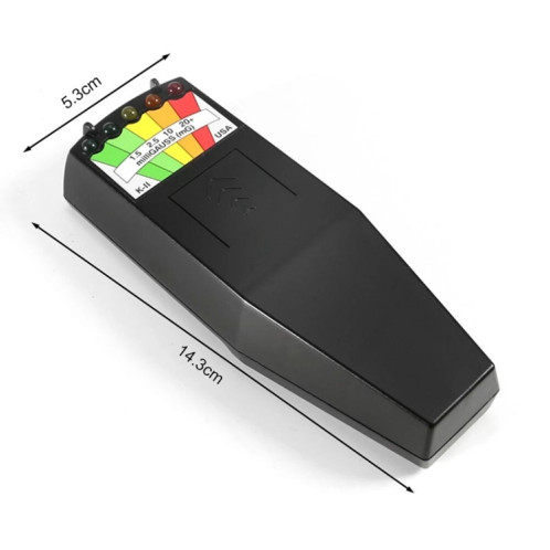 Détecteur de rayonnement électromagnétique à 5 LED Testeur de compteur EMF SH122B252-07