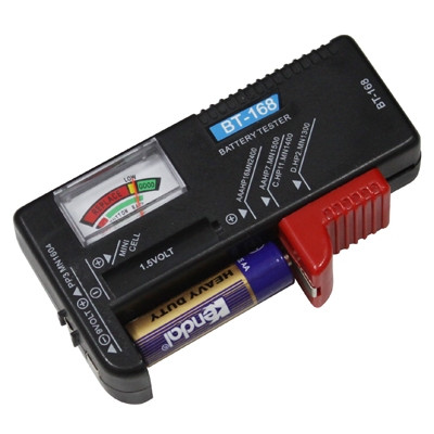 Testeur de batterie universel pour piles 1,5V AAA, AA et 9V 6F22 SH01611940-06