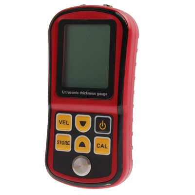 Vitesse de mesure de l'appareil de mesure de l'épaisseur à ultrasons 1,2 ~ 225 mm en métal (GM-100) (rouge) SH0189193-08