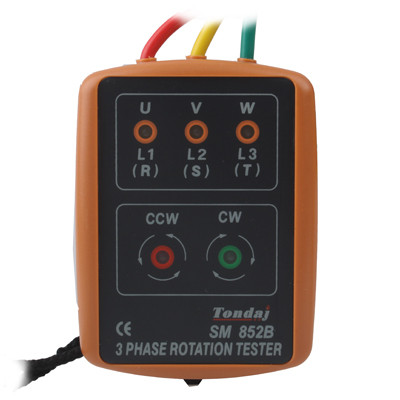 SM852B Indicateur de détecteur rotation à 3 phases (Orange) SH01911592-06