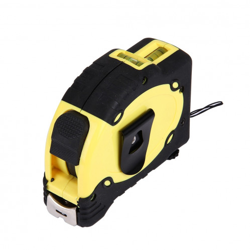 Niveau laser avec ruban à mesurer Pro (25 pieds) et clip de ceinture / peuvent être fixés au trépied (jaune) SH0208982-010