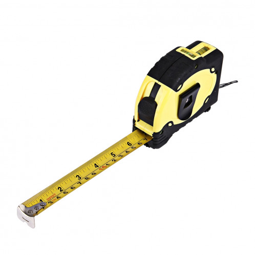 Niveau laser avec ruban à mesurer Pro (25 pieds) et clip de ceinture / peuvent être fixés au trépied (jaune) SH0208982-010